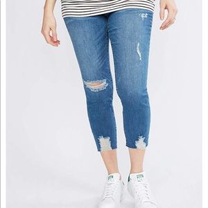 NWT Indigo blue maternity jeans